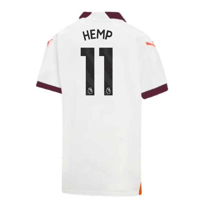 2023-2024 Man City Away Shirt (Kids) (Hemp 11)