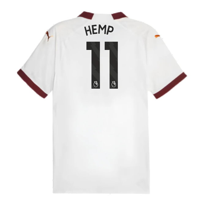 2023-2024 Man City Authentic Away Shirt (Hemp 11)