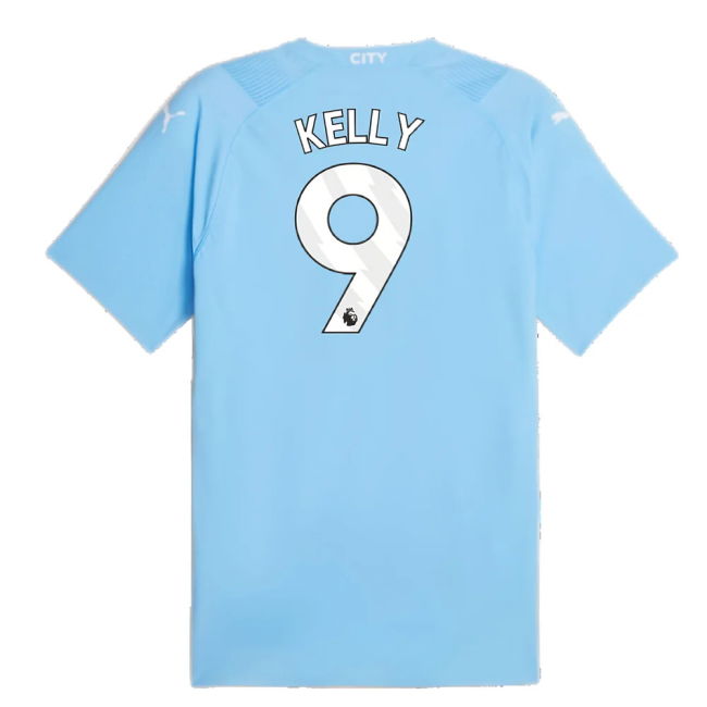 2023-2024 Man City Authentic Home Shirt (Kelly 9)