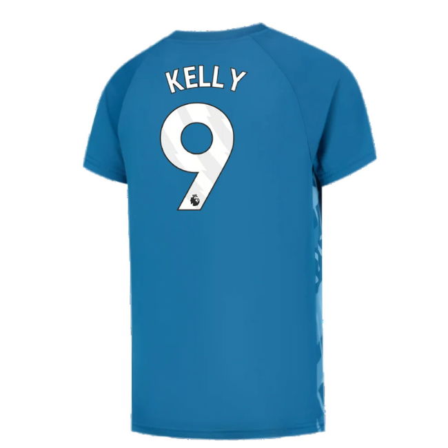 2023-2024 Man City Pre-Match Jersey (Lake Blue) - Kids (Kelly 9)