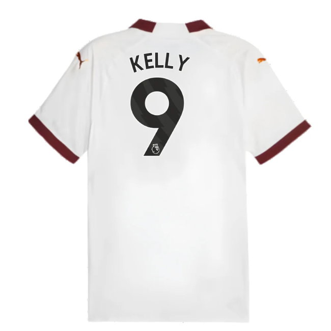2023-2024 Man City Authentic Away Shirt (Kelly 9)
