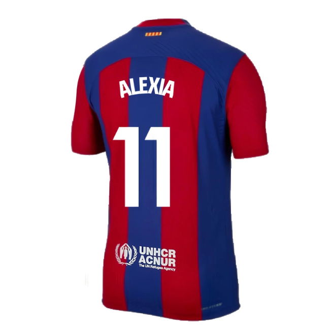 2023-2024 Barcelona Authentic Home Shirt (Alexia 11)