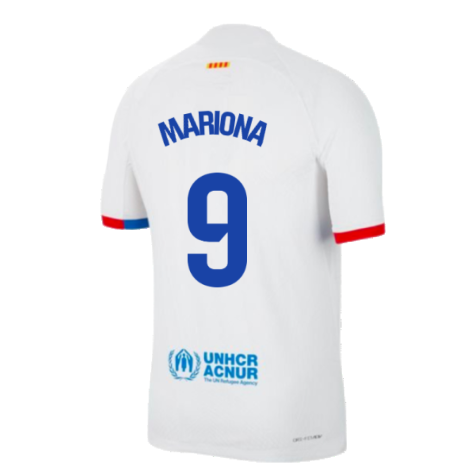 2023-2024 Barcelona Away Authentic Away Shirt (Mariona 9)