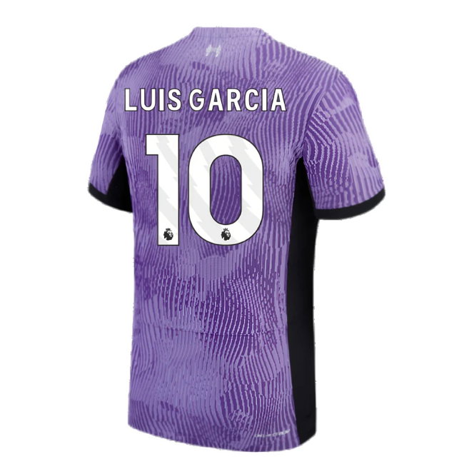 2023-2024 Liverpool Third Authentic Match Shirt (Luis Garcia 10)