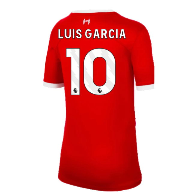 2023-2024 Liverpool Home Shirt (Kids) (Luis Garcia 10)