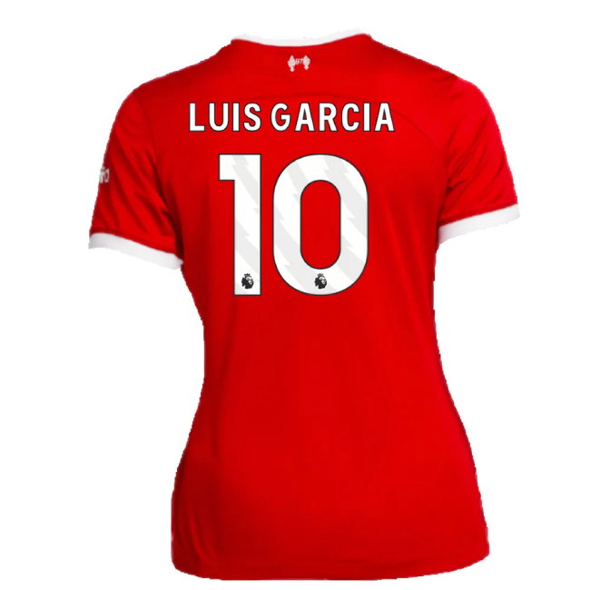 2023-2024 Liverpool Home Shirt (Ladies) (Luis Garcia 10)