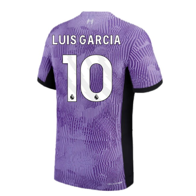 2023-2024 Liverpool Third Authentic Match Shirt (Luis Garcia 10)