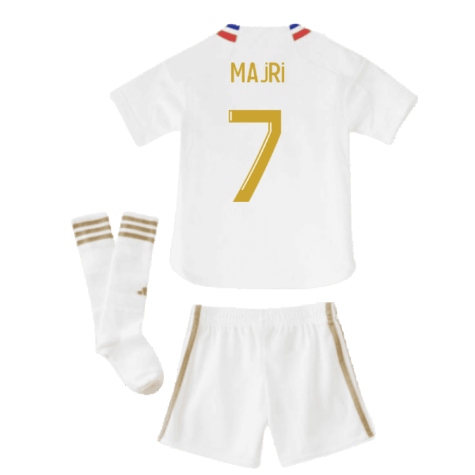 2023-2024 Olympique Lyon Home Mini Kit (Majri 7)