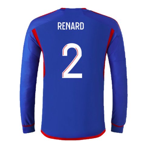 2023-2024 Olympique Lyon Long Sleeve Away Shirt (Renard 2)