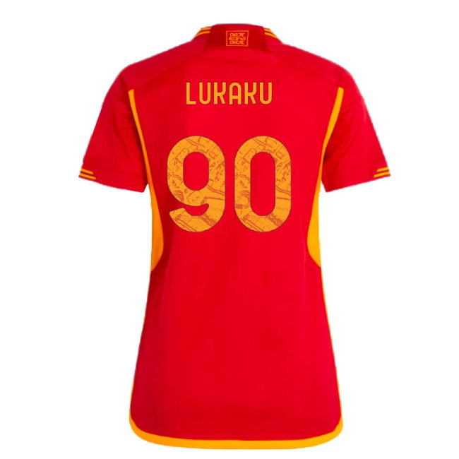 2023-2024 Roma Home Shirt (Ladies) (LUKAKU 90)