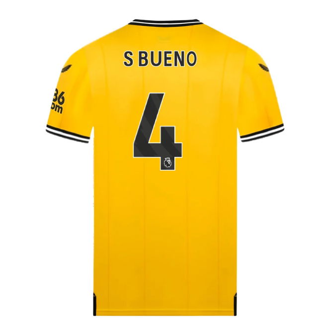 2023-2024 Wolves Home Shirt (S Bueno 4)