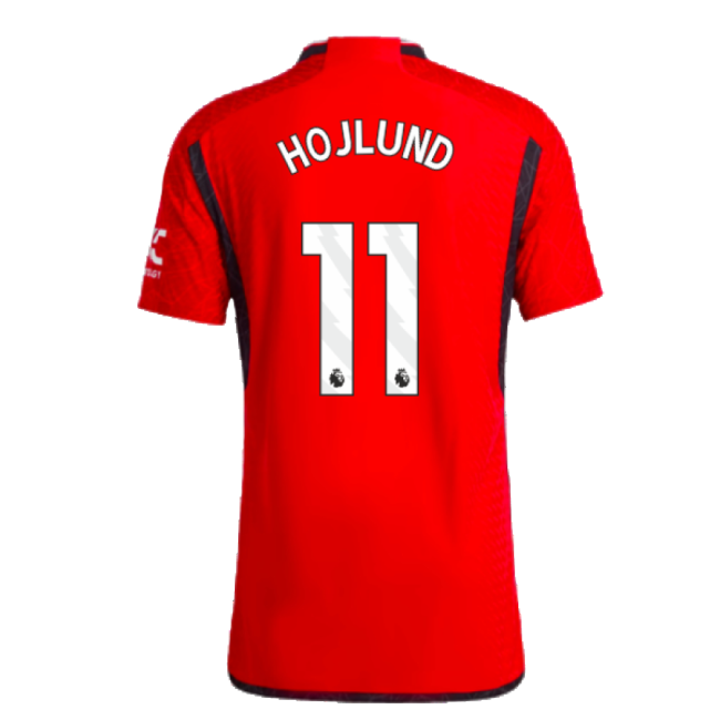 2023-2024 Man Utd Authentic Home Shirt (Hojlund 11)