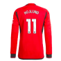 2023-2024 Man Utd Long Sleeve Home Shirt (Hojlund 11)