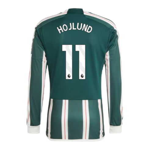 2023-2024 Man Utd Long Sleeve Away Shirt (Hojlund 11)