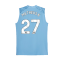 2023-2024 Man City Sleeveless Training Jersey (Light Blue) (Matheus N 27)