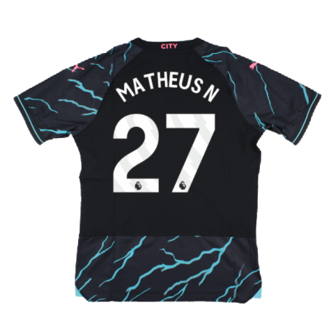 2023-2024 Man City Third Authentic Shirt (Matheus N 27)