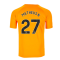 2023-2024 Man City Pre-Match Jersey (Orange) (Matheus N 27)