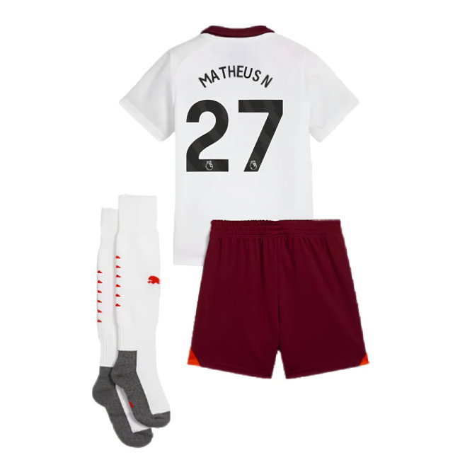 2023-2024 Man City Away Mini Kit (Matheus N 27)