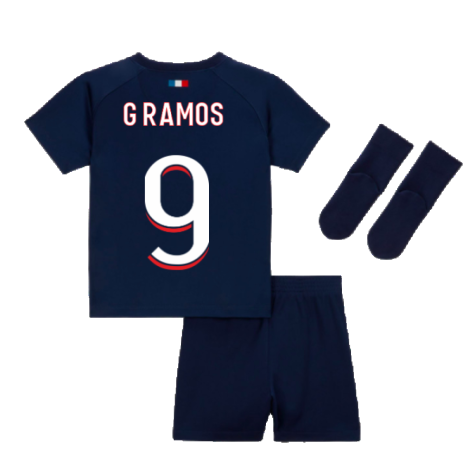 2023-2024 PSG Home Infants Baby Kit (G Ramos 9)