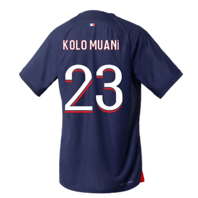 2023-2024 PSG Home Match Authentic Shirt (Kolo Muani 23)