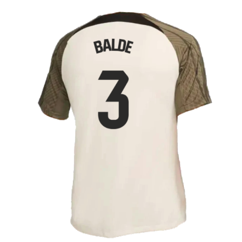 2023-2024 Barcelona Dri-Fit Strike Training Shirt (Grey) (Balde 3)