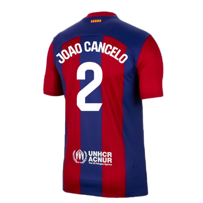 2023-2024 Barcelona Home Shirt (Joao Cancelo 2)