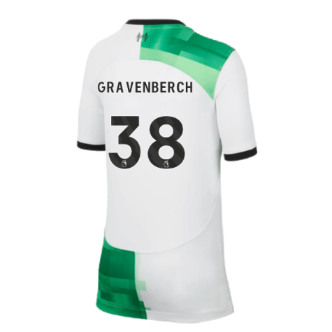 2023-2024 Liverpool Away Shirt (Kids) (Gravenberch 38)