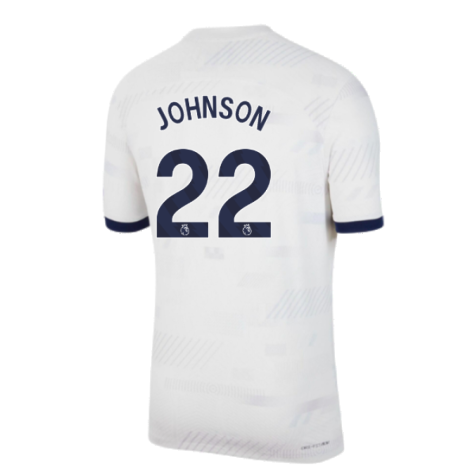 2023-2024 Tottenham Authentic Home Shirt (Johnson 22)