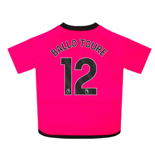 2023-2024 Fulham Away Little Boys Mini Kit (Ballo Toure 12)