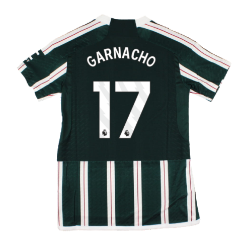 2023-2024 Man Utd Authentic Away Shirt (Ladies) (Garnacho 17)