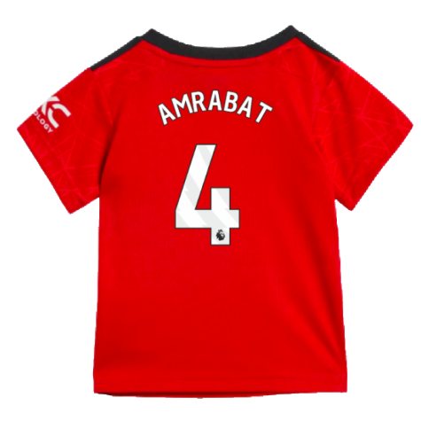 2023-2024 Man Utd Home Baby Kit (Amrabat 4)