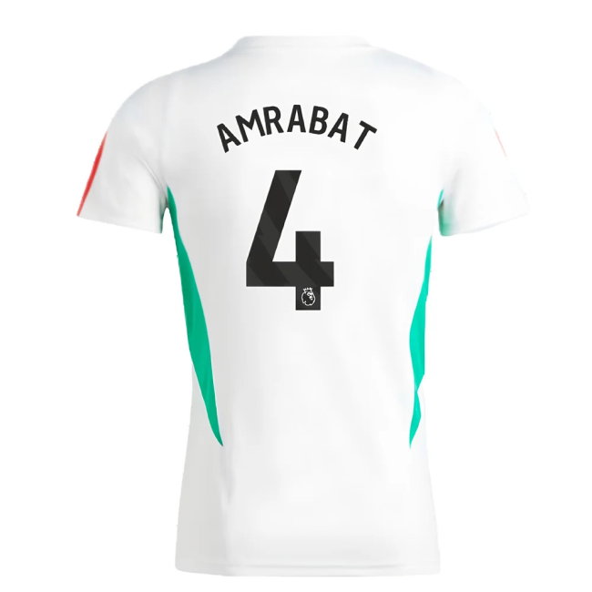 2023-2024 Man Utd Training Jersey (White) - Ladies (Amrabat 4)