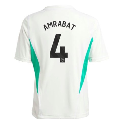 2023-2024 Man Utd Training Jersey (White) - Kids (Amrabat 4)