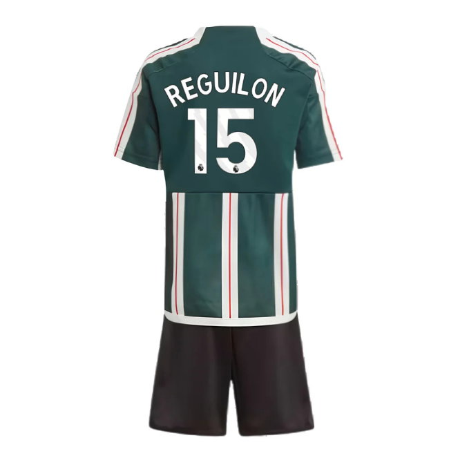 2023-2024 Man Utd Away Mini Kit (Reguilon 15)