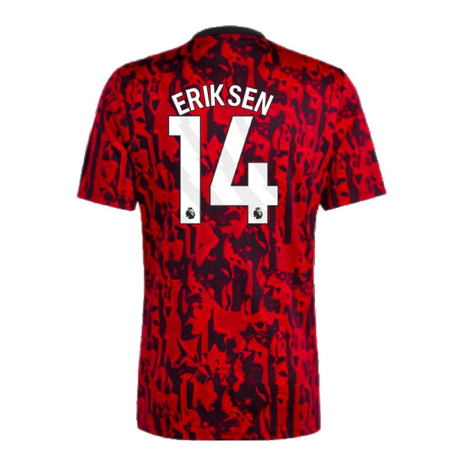 2023-2024 Man Utd Pre-Match Shirt (Red) (Eriksen 14)