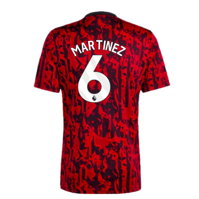 2023-2024 Man Utd Pre-Match Shirt (Red) (Martinez 6)