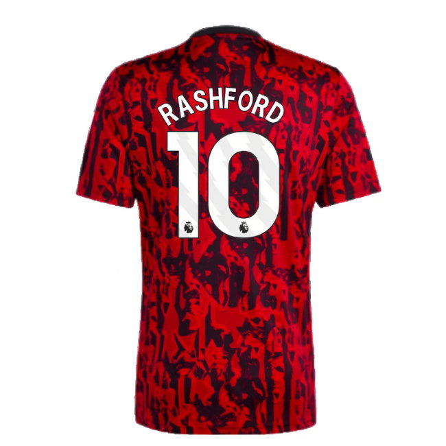 2023-2024 Man Utd Pre-Match Shirt (Red) (Rashford 10)