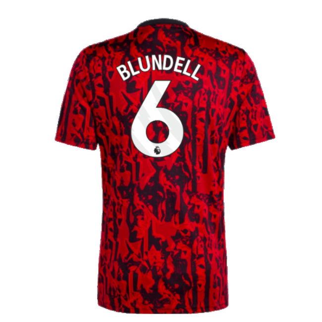 2023-2024 Man Utd Pre-Match Shirt (Red) (Blundell 6)