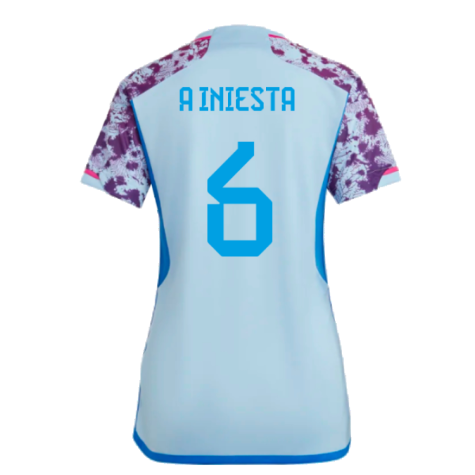 2023-2024 Spain Away Shirt (Ladies) (A Iniesta 6)