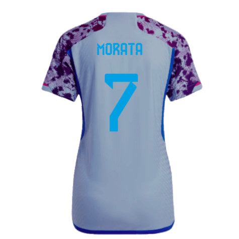 2023-2024 Spain Authentic Away Jersey - Ladies (Morata 7)