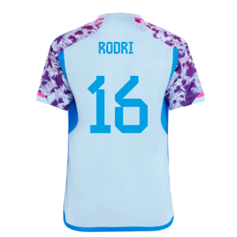 2023-2024 Spain Away Shirt (Kids) (Rodri 16)