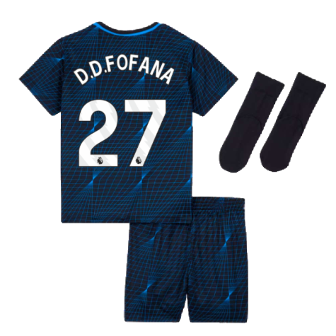 2023-2024 Chelsea Away Baby Kit (D.D.FOFANA 27)