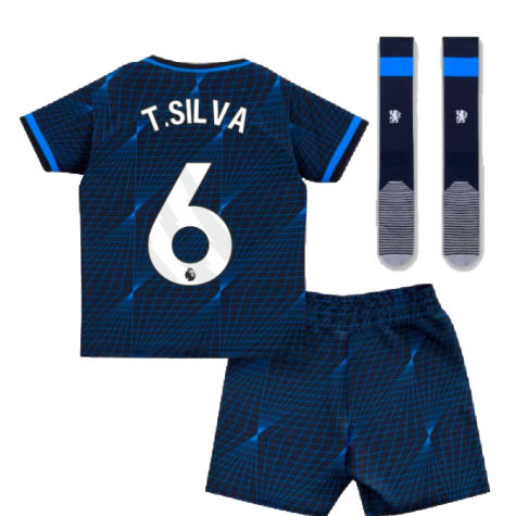 2023-2024 Chelsea Away Mini Kit (T.SILVA 6)