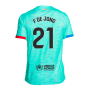 2023-2024 Barcelona Third Shirt (F De Jong 21)