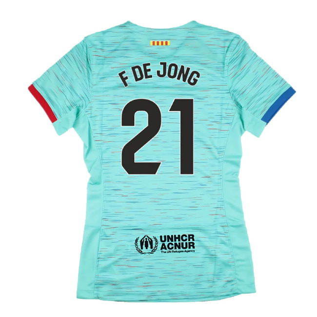 2023-2024 Barcelona Third Shirt (Womens) (F De Jong 21)