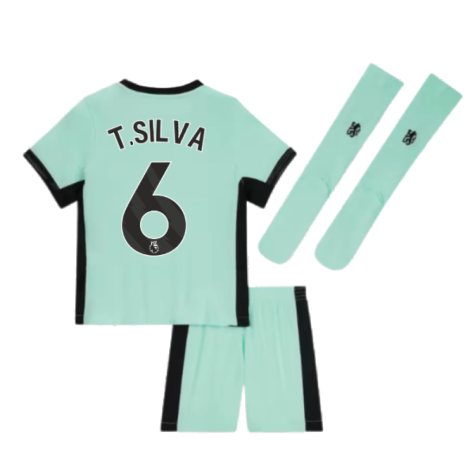 2023-2024 Chelsea Little Boys Third Mini Kit (T.SILVA 6)