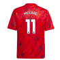 2023-2024 Arsenal Pre-Match Shirt (Red) - Kids (McCabe 15)