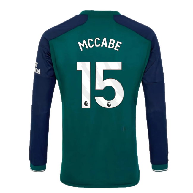 2023-2024 Arsenal Long Sleeve Third Shirt (McCabe 15)