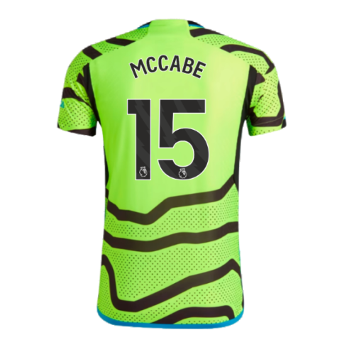2023-2024 Arsenal Authentic Away Shirt (Ladies) (McCabe 15)