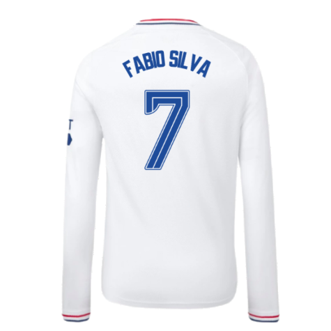 2023-2024 Rangers Away Long Sleeve Shirt (Kids) (Fabio Silva 7)